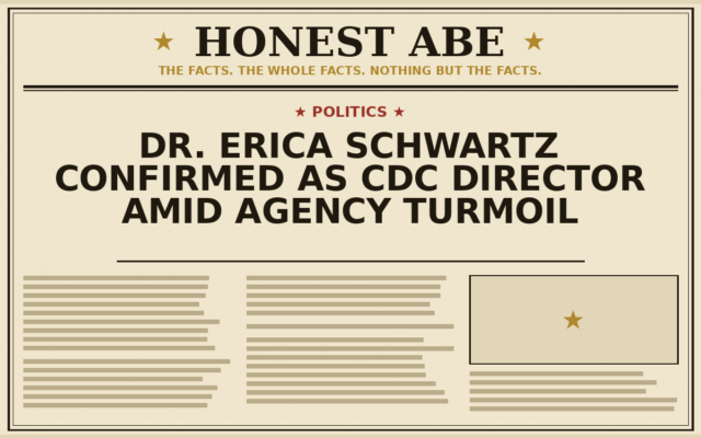 Dr. Erica Schwartz Confirmed as CDC Director Amid Agency Turmoil