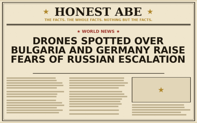 Drones Spotted Over Bulgaria and Germany Raise Fears of Russian Escalation