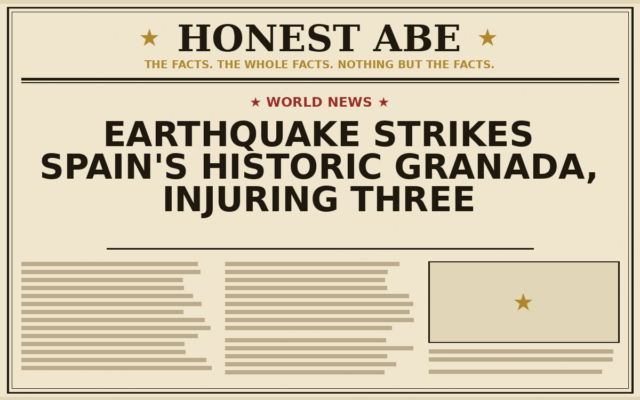 Earthquake Strikes Spain’s Historic Granada, Injuring Three