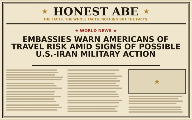 Embassies Warn Americans of Travel Risk Amid Signs of Possible U.S.-Iran Military Action