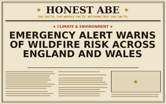 Emergency Alert Warns of Wildfire Risk Across England and Wales