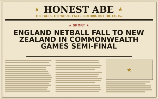 England Netball Fall to New Zealand in Commonwealth Games Semi-Final