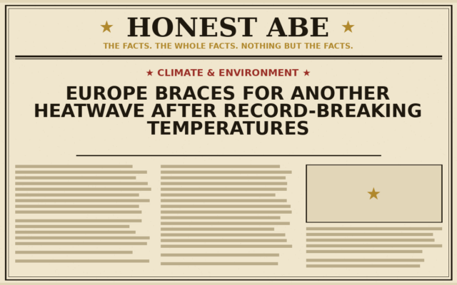 Europe Braces for Another Heatwave After Record-Breaking Temperatures
