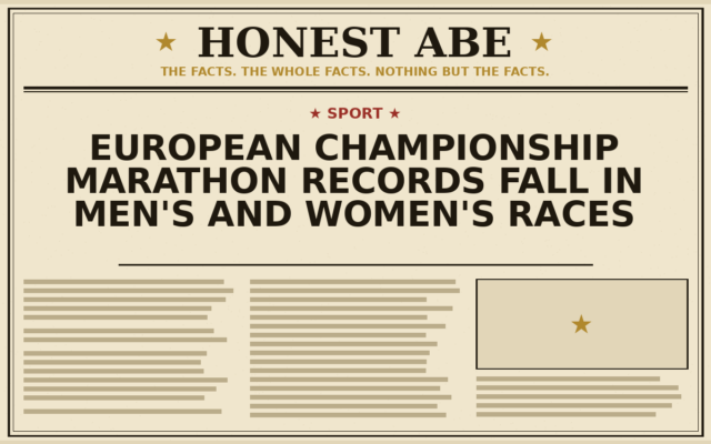 European Championship Marathon Records Fall in Men’s and Women’s Races