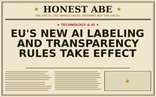 EU’s New AI Labeling and Transparency Rules Take Effect