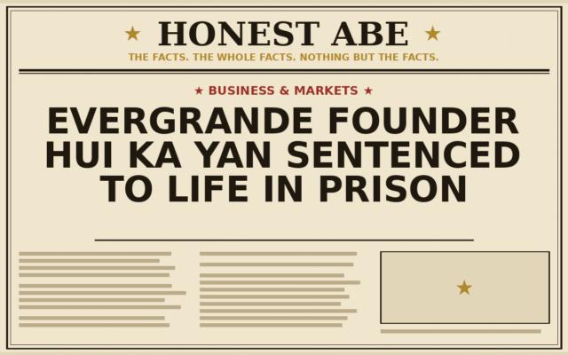 Evergrande Founder Hui Ka Yan Sentenced to Life in Prison
