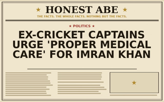 Ex-Cricket Captains Urge ‘Proper Medical Care’ for Imran Khan