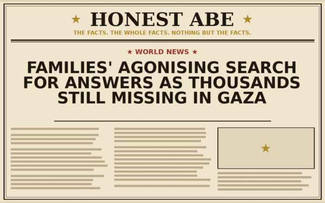 Families’ Agonising Search for Answers as Thousands Still Missing in Gaza