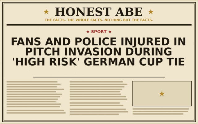 Fans and Police Injured in Pitch Invasion During ‘High Risk’ German Cup Tie