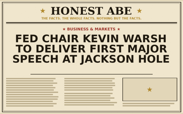 Fed Chair Kevin Warsh to Deliver First Major Speech at Jackson Hole
