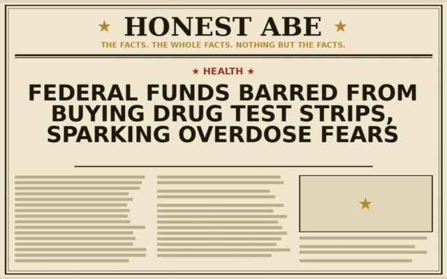 Federal Funds Barred From Buying Drug Test Strips, Sparking Overdose Fears