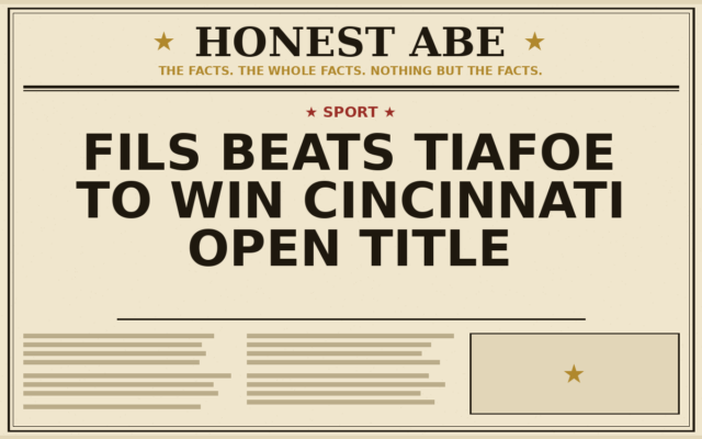 Fils Beats Tiafoe to Win Cincinnati Open Title