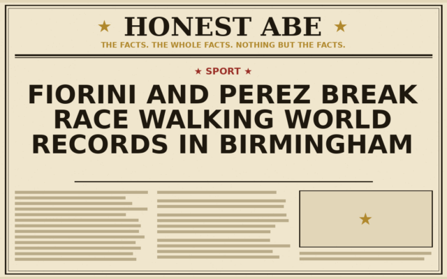 Fiorini and Perez Break Race Walking World Records in Birmingham