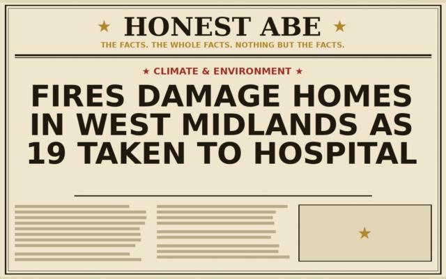 Fires Damage Homes in West Midlands as 19 Taken to Hospital