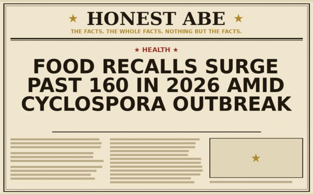 Food Recalls Surge Past 160 in 2026 Amid Cyclospora Outbreak