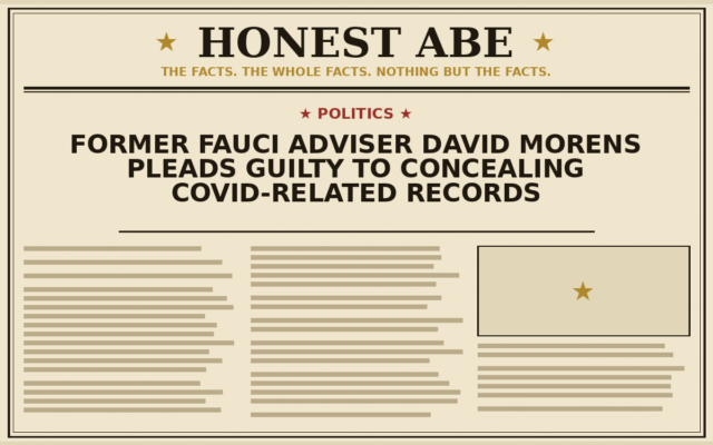 Former Fauci Adviser David Morens Pleads Guilty to Concealing COVID-Related Records