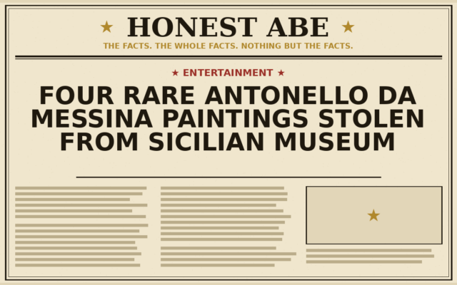 Four Rare Antonello da Messina Paintings Stolen From Sicilian Museum