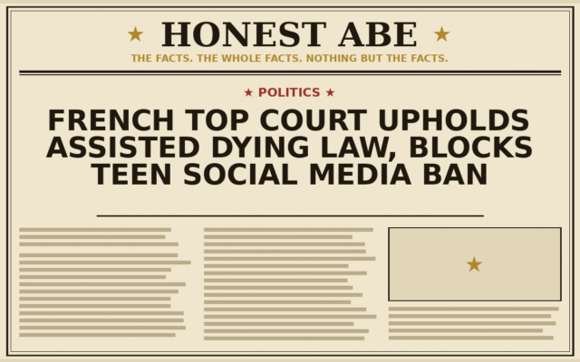 French Top Court Upholds Assisted Dying Law, Blocks Teen Social Media Ban