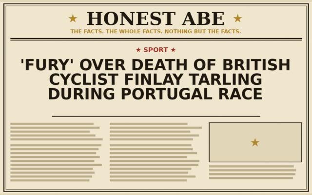 ‘Fury’ Over Death of British Cyclist Finlay Tarling During Portugal Race