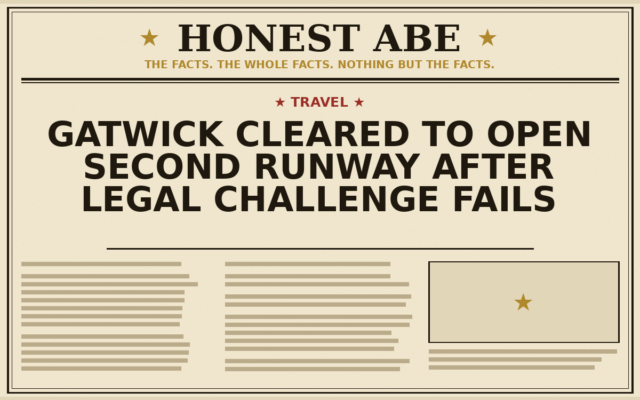 Gatwick Cleared to Open Second Runway After Legal Challenge Fails