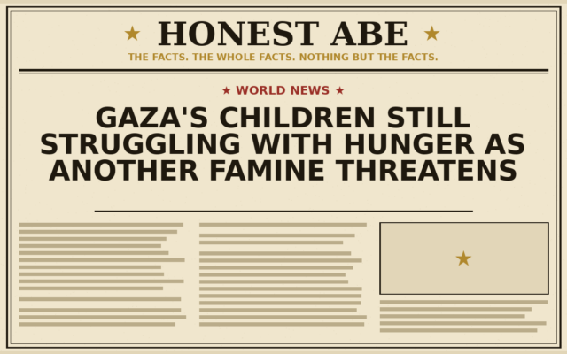 Gaza’s Children Still Struggling With Hunger as Another Famine Threatens