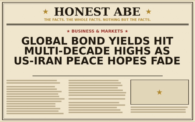 Global Bond Yields Hit Multi-Decade Highs as US-Iran Peace Hopes Fade