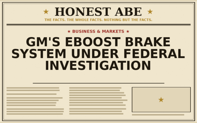 GM’s eBoost Brake System Under Federal Investigation