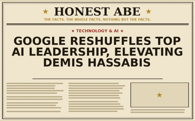Google Reshuffles Top AI Leadership, Elevating Demis Hassabis