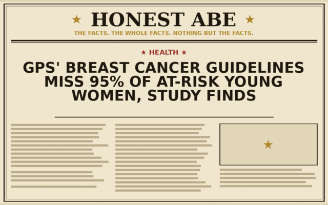 GPs’ Breast Cancer Guidelines Miss 95% of At-Risk Young Women, Study Finds