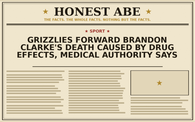Grizzlies Forward Brandon Clarke’s Death Caused by Drug Effects, Medical Authority Says