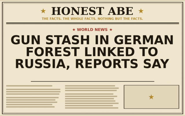 Gun Stash in German Forest Linked to Russia, Reports Say