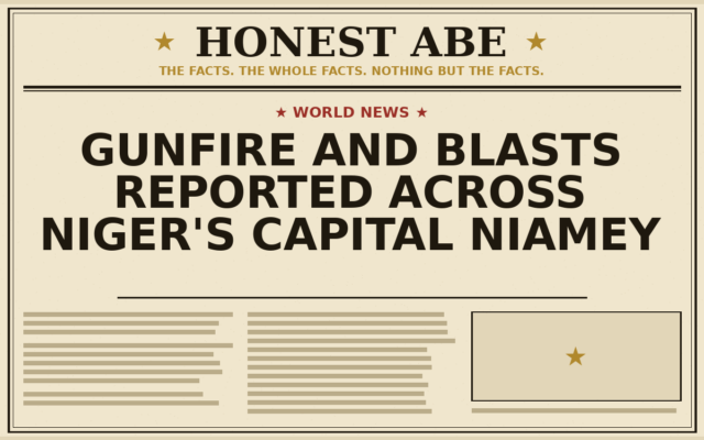 Gunfire and Blasts Reported Across Niger’s Capital Niamey
