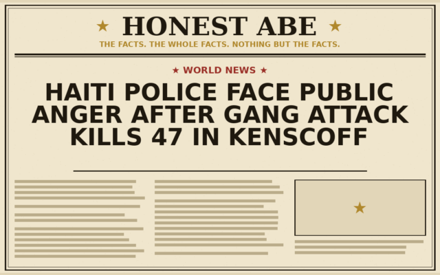 Haiti Police Face Public Anger After Gang Attack Kills 47 in Kenscoff