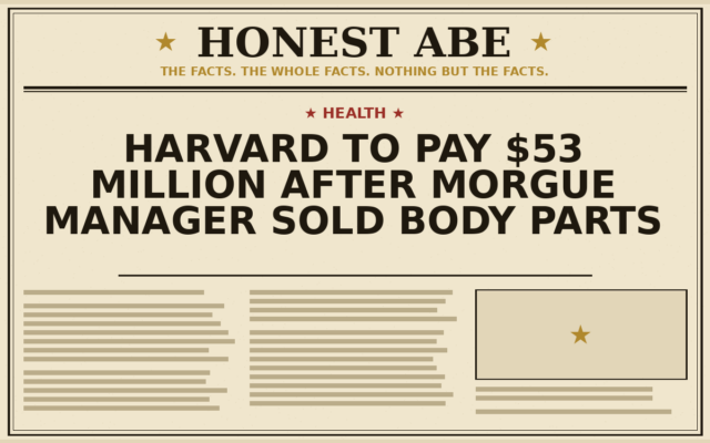 Harvard to Pay $53 Million After Morgue Manager Sold Body Parts