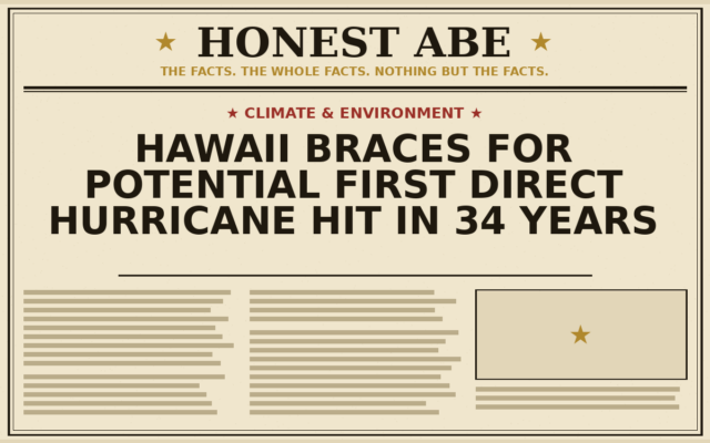 Hawaii Braces for Potential First Direct Hurricane Hit in 34 Years