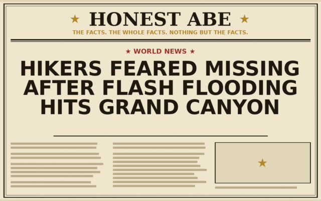 Hikers Feared Missing After Flash Flooding Hits Grand Canyon