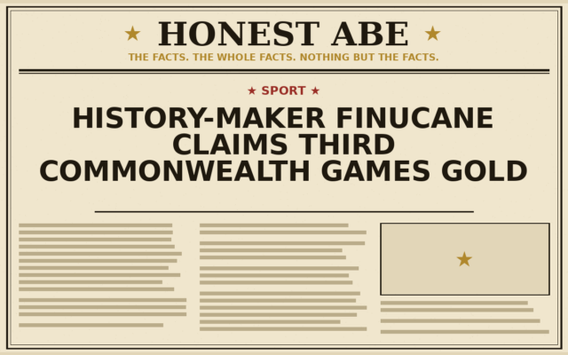 History-maker Finucane Claims Third Commonwealth Games Gold