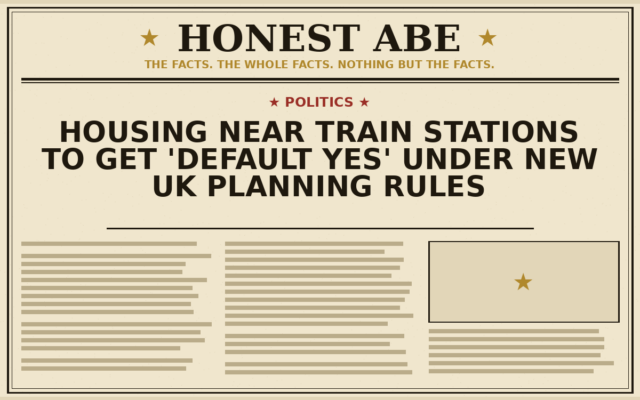 Housing Near Train Stations to Get ‘Default Yes’ Under New UK Planning Rules