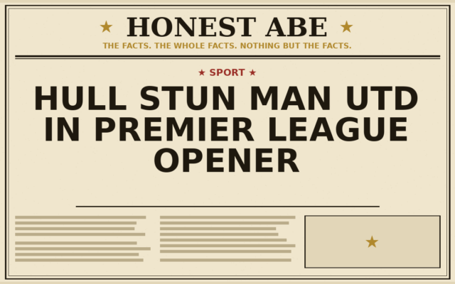 Hull Stun Man Utd in Premier League Opener