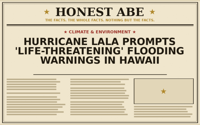Hurricane Lala Prompts ‘Life-Threatening’ Flooding Warnings in Hawaii