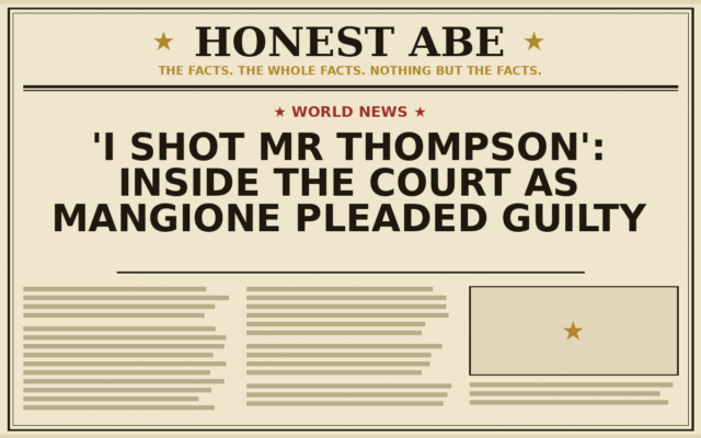 ‘I shot Mr Thompson’: Inside the Court as Mangione Pleaded Guilty
