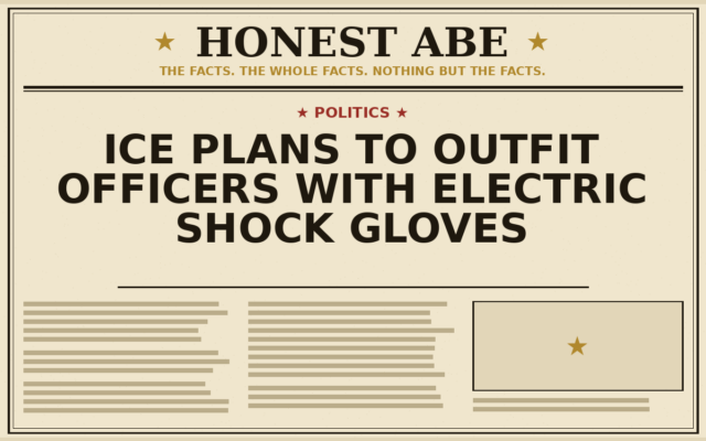 ICE Plans to Outfit Officers With Electric Shock Gloves
