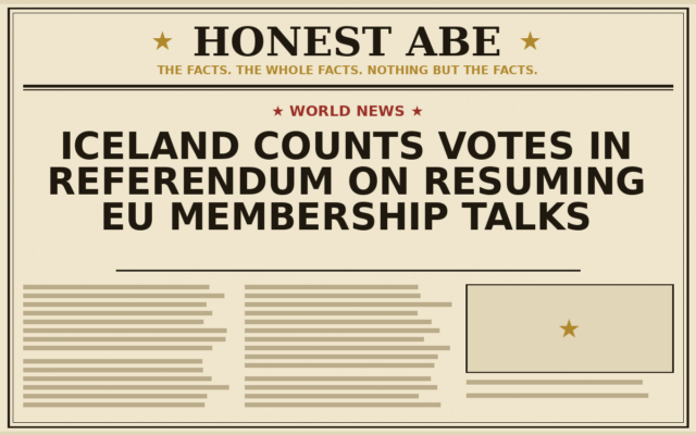Iceland Counts Votes in Referendum on Resuming EU Membership Talks