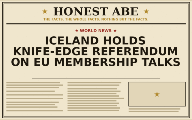 Iceland Holds Knife-Edge Referendum on EU Membership Talks