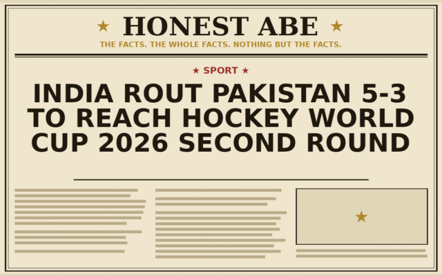India Rout Pakistan 5-3 to Reach Hockey World Cup 2026 Second Round