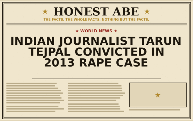 Indian Journalist Tarun Tejpal Convicted in 2013 Rape Case