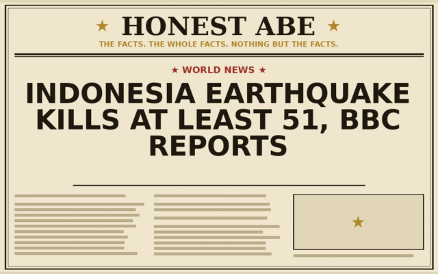 Indonesia Earthquake Kills at Least 51, BBC Reports