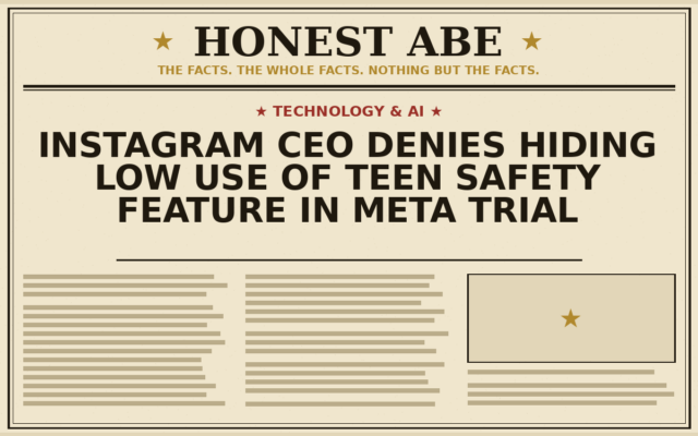 Instagram CEO Denies Hiding Low Use of Teen Safety Feature in Meta Trial
