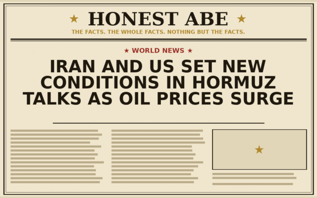 Iran and US Set New Conditions in Hormuz Talks as Oil Prices Surge
