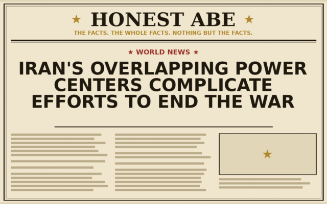 Iran’s Overlapping Power Centers Complicate Efforts to End the War